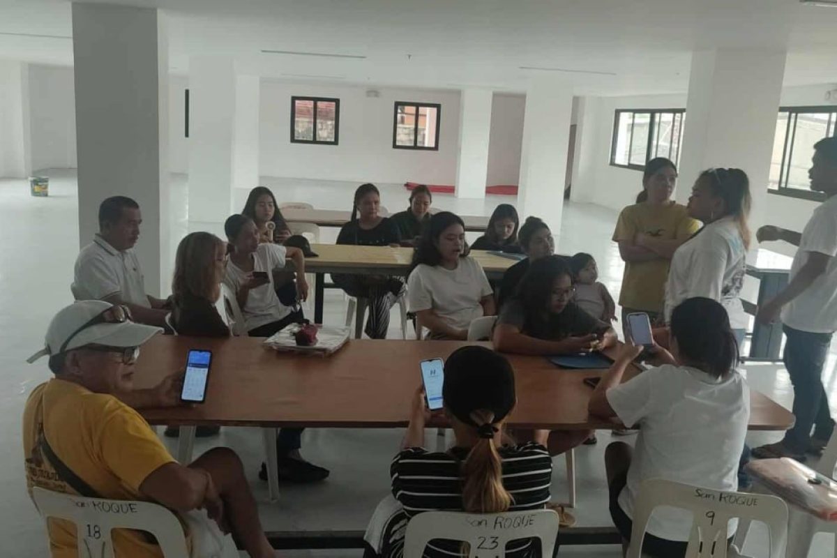 On going job fair at brgy san roque pateros.